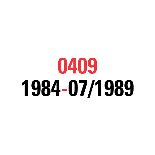0409 1984-07/1989